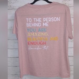 You Matter, Pink Short Sleeve Tee shirt EUC